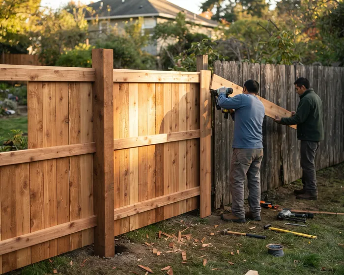 Fence Repair by Sturdy Fence & Deck